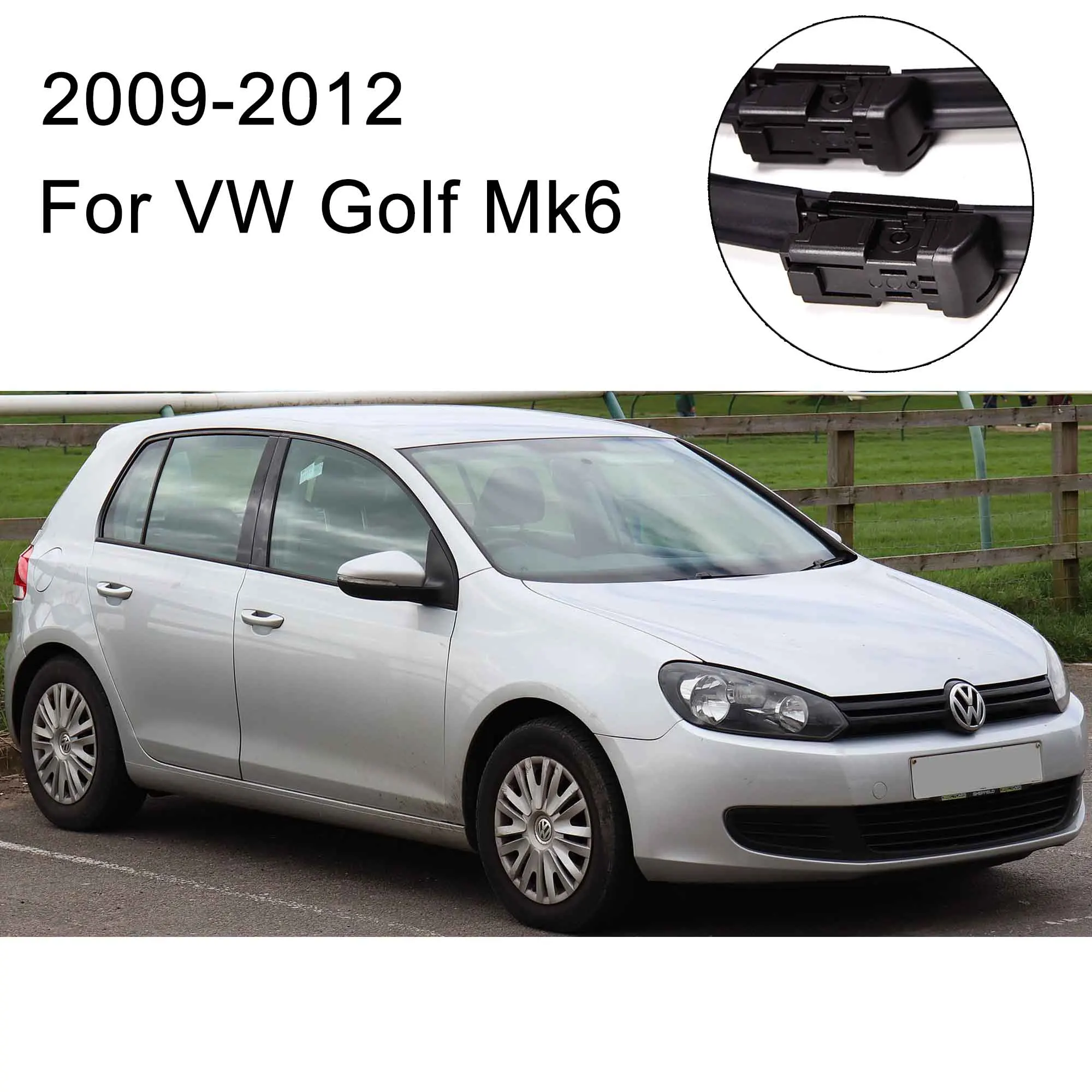 Щетки стеклоочистителя Mikkuppa для VW Golf Mk4/Mk5/Mk6/Mk7 2002- стеклоочиститель авто аксессуары - Цвет: 2009-2012 (MK6)