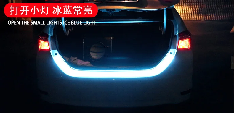 Flexible Tailgate LED Strip Light Bar Reverse Brake Turn Signal Tail For Ford Dodge Ram Chevy Chevrolet Backup Reverse Brake Tail Turn Signal Light 5-Function Red White For Truck SUV Pickup2  (2)