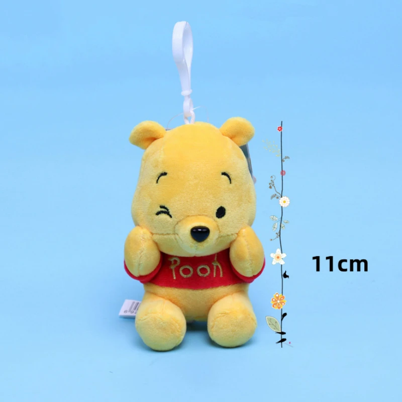 Оригинальная плюшевая кукла Disney Pooh Bear игрушки Mickey and Friends Minnie Mouse мягкие на день