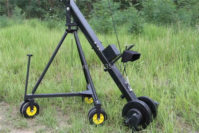 US $800.00 Control DV Controller Professional DV Camera Crane Jib 3m 6m 8m Triangle For Video Camera Filming With 2 Axis Motorized Head