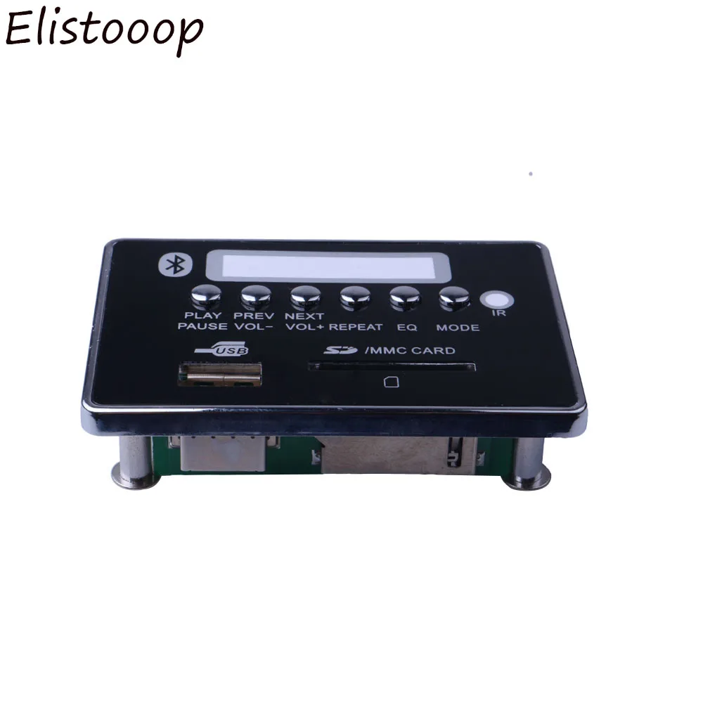 FM AUX 3 5 мм USB TF Bluetooth аудио декодер плата модуль MP3 плеер светодиодный вызов APE FLAC WMA