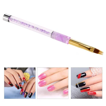 

Nail Art UV Gel Brush Gradient Shading Color Painting Pen Brush DIY Tip Rhinestone Handle Manicure Nail Art Tool