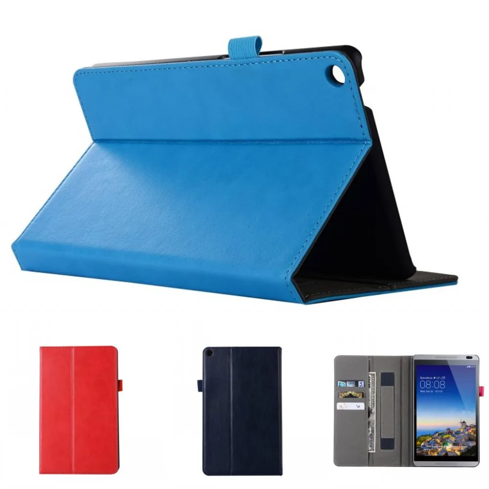 Hand Strap Cover For Huawei Mediapad T3 8.0 Inch Tablet Case Wallet Card Pu Leather Stand Case For Huawei T3 8.0 2017 Case Pen
