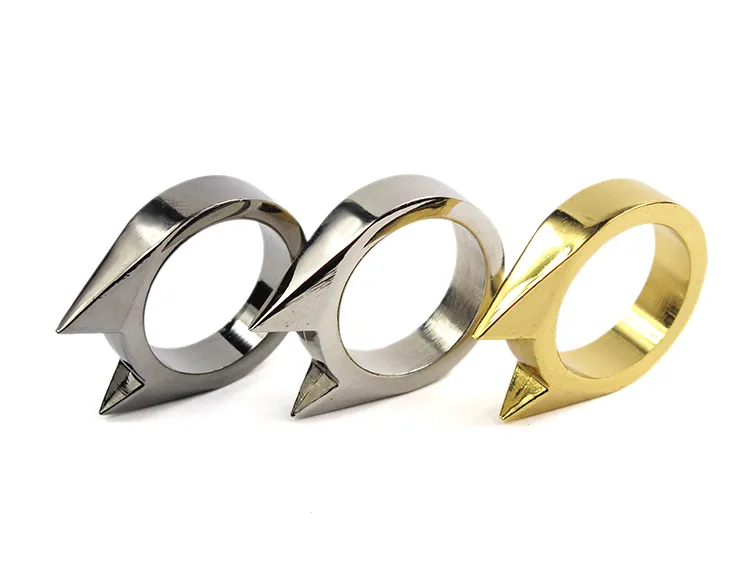 

Mini Alloy Defensive Ring Self Defense Weapons Broken Windows Device Rescue Gear Portable Survival EDC Tool