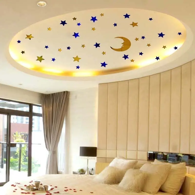 Creative Kids Room Wall Stickers Room Ceiling Decoration 3D Stereo Wall