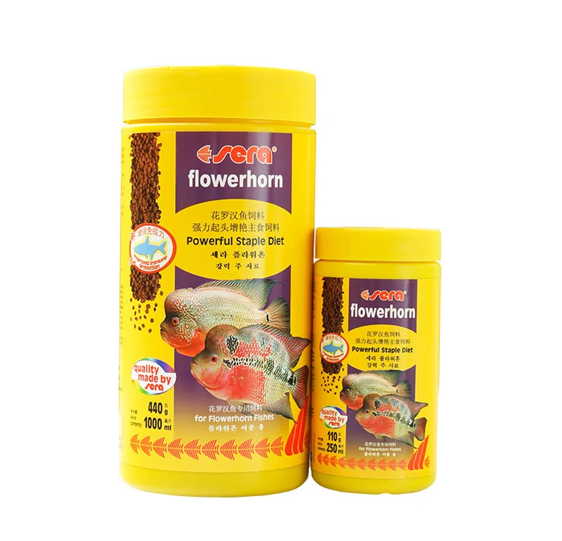 Sera Flowerhorn рыбы Еда прочные скобы диета аквариум для тропических рыбок цветок рог корма