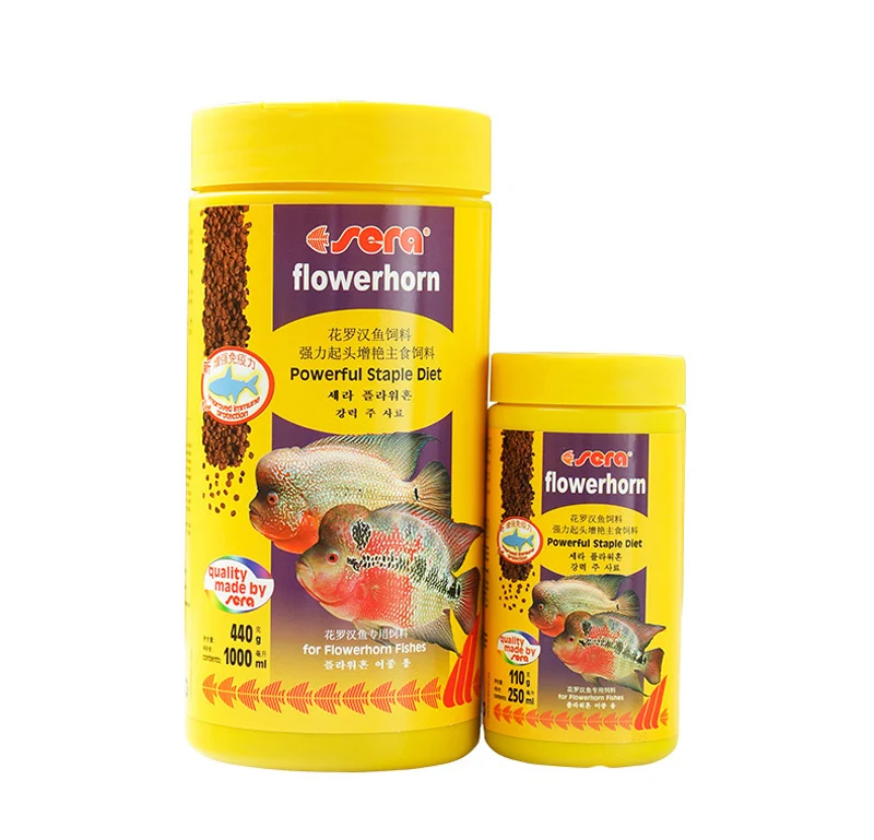 

Sera Flowerhorn Fish Food Powerful Staple Diet Aquarium Tropical fish Flower Horn Feed