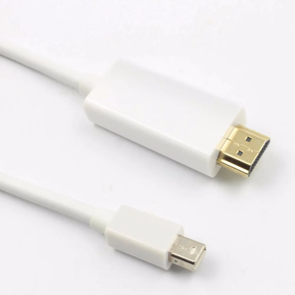 1,8 м мини кабель DP-HDMI папа-мама Thunderbolt DisplayPort к HDMI адаптер конвертер для Macbook Pro Air проектор кабель