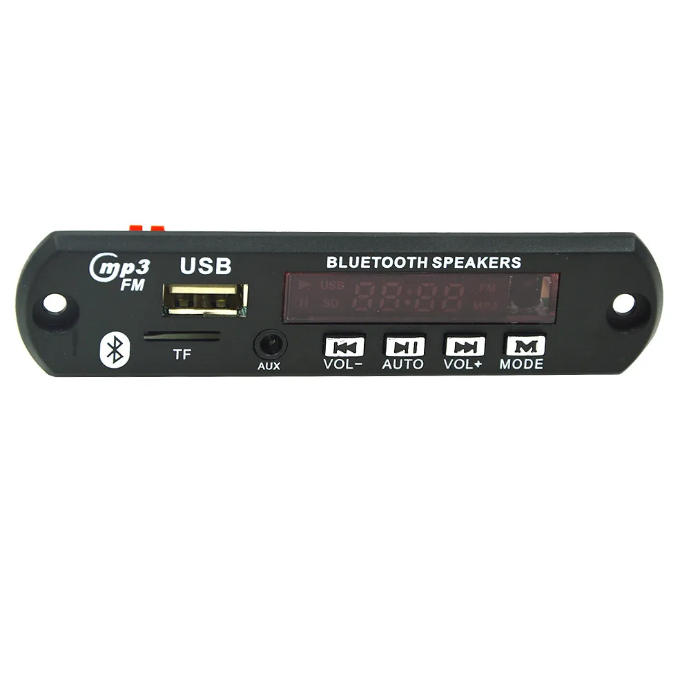 Новый беспроводной Bluetooth 12 в MP3 WMA декодер плата аудио модуль TF USB радио для
