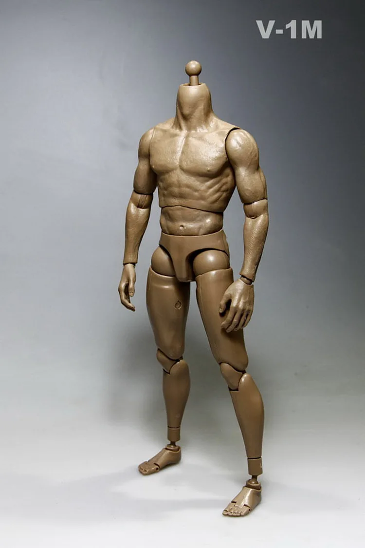 

V1-M 1/ 6 scale Action figure doll muscle body,figure doll accessories doll body for male figure,Semi-finished Product