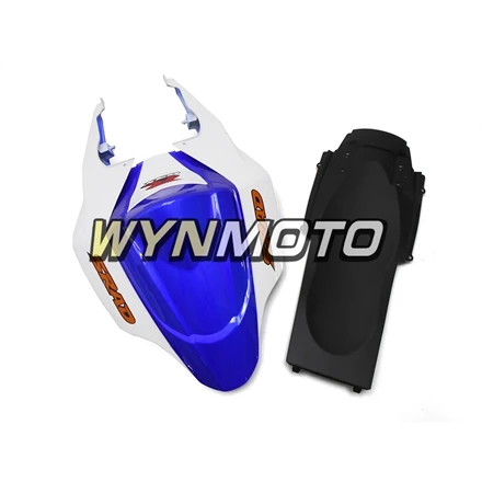 Полный комплект обтекателей для GSXR1000 2007-2008 07 08 K7 ABS пластик Кузов капоты обтекатели комплект кадров Чехлы для мангала Панель сине-белые