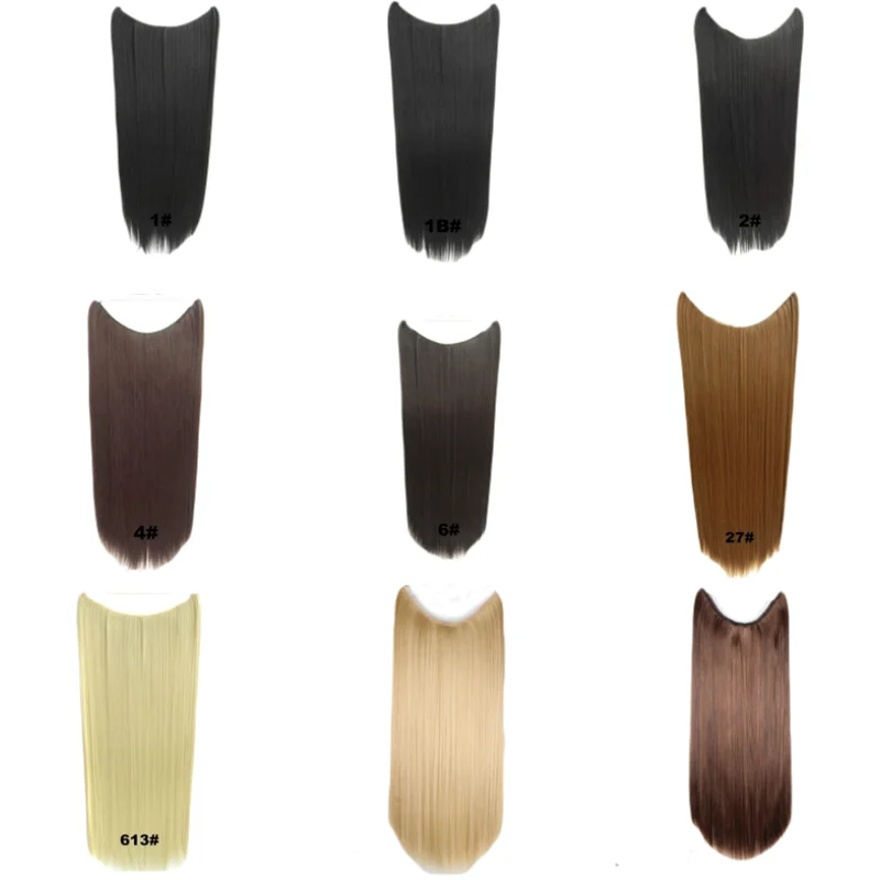 Невидимая проволока JOY & BEAUTY для наращивания волос 22 дюйма без зажимов 120 г