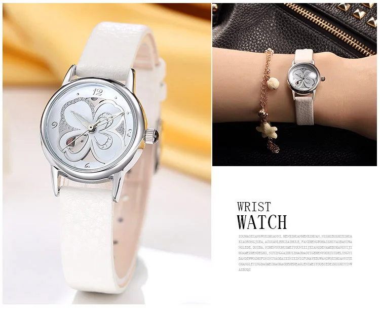 Relojes Mujer женские золотые часы браслет кожаные пара Montres Femmes модные 30 м