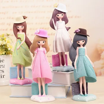 

1- New exotic beauty girl dress ornaments resin crafts Girl Birthday Gift