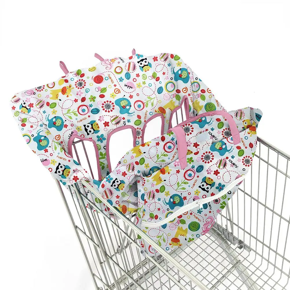 

Double Babies Shopping Cart Cover with for Twin Brother sisters or Baby Siblings/Trolley Cover for Shopping Cart