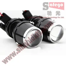 1pair Newest Fog lamp projector 4300k color temperature universal headlight projector 1.8 inch projector lens on sale