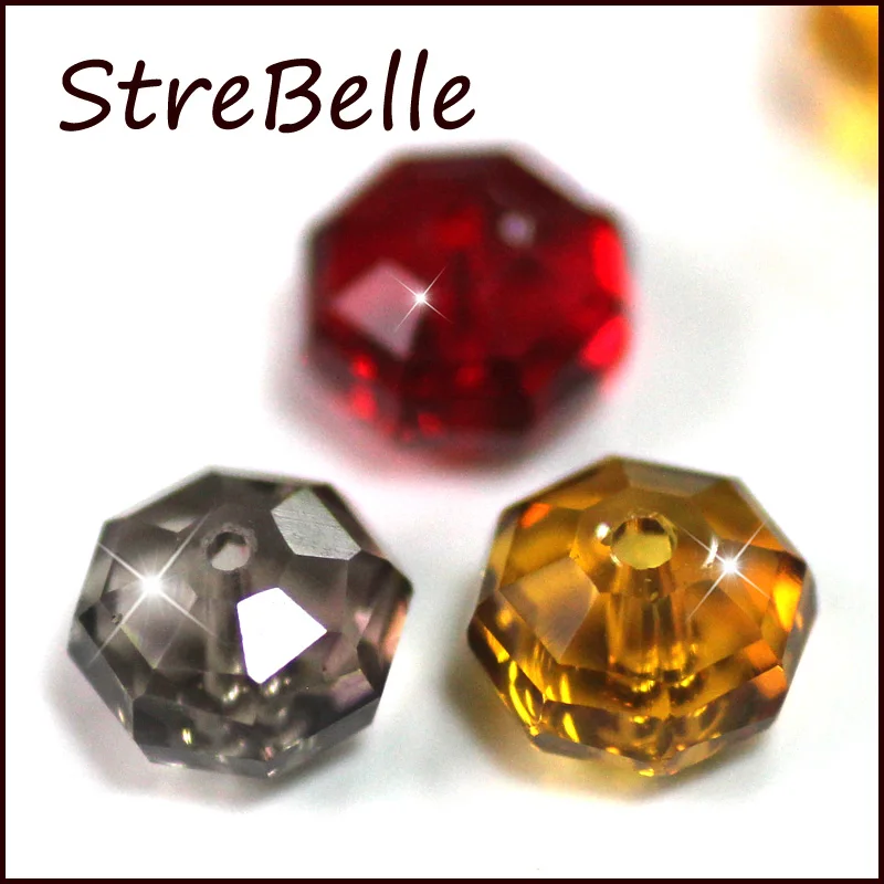 

Free shipping! Elegant diy jewelry 6x8mm roundelle griding faceted glass crystal beads create your style