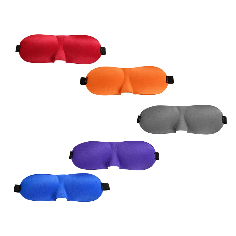 Soft Sleeping Face Eye Mask Cover Blindfold Eyeshade Traveling 3D Sleep