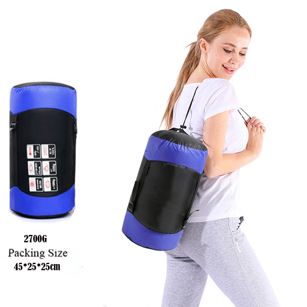 Bolsa de Dormir Pato para Baixo Outono e Inverno Preenchido com 1800g Grosso Ponto Manter Quente Envelope Macio Forro Branco Conforto 18 pato para baixo ponto outono e inverno