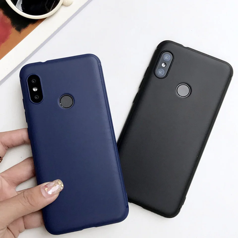 Матовый ТПУ чехол для XiaoMi RedMi 6 Pro 5 Plus 4A 5A 6A 4x Note 4 S2 Y1 Y2 силиконовый мягкий телефона Mi