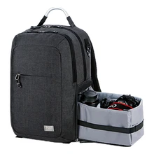 Водонепроницаемый рюкзак DSLR камера сумка на плечо для ноутбука Цифровая камера и объектив фотографии багажные сумки чехол для Canon Nikon XA146K