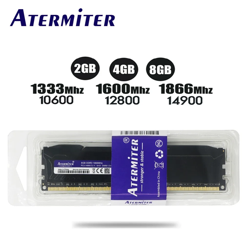 جديد 8 GB DDR3 1600 Mhz 1866 Mhz 1333 MHz المبرد حاسوب شخصي مكتبي DIMM ذاكرة عشوائية Ram 240 دبابيس (ل إنتل amd) 6 gb 4 gb 8g 1866 1600 1333