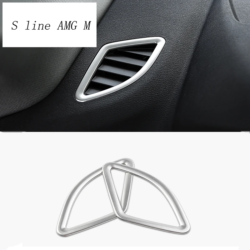 Стайлинга автомобилей розетки отделка интерьера Установите воздушный Outlet кадр декоративные наклейки крышка для BMW X1 F48- авто аксессуары