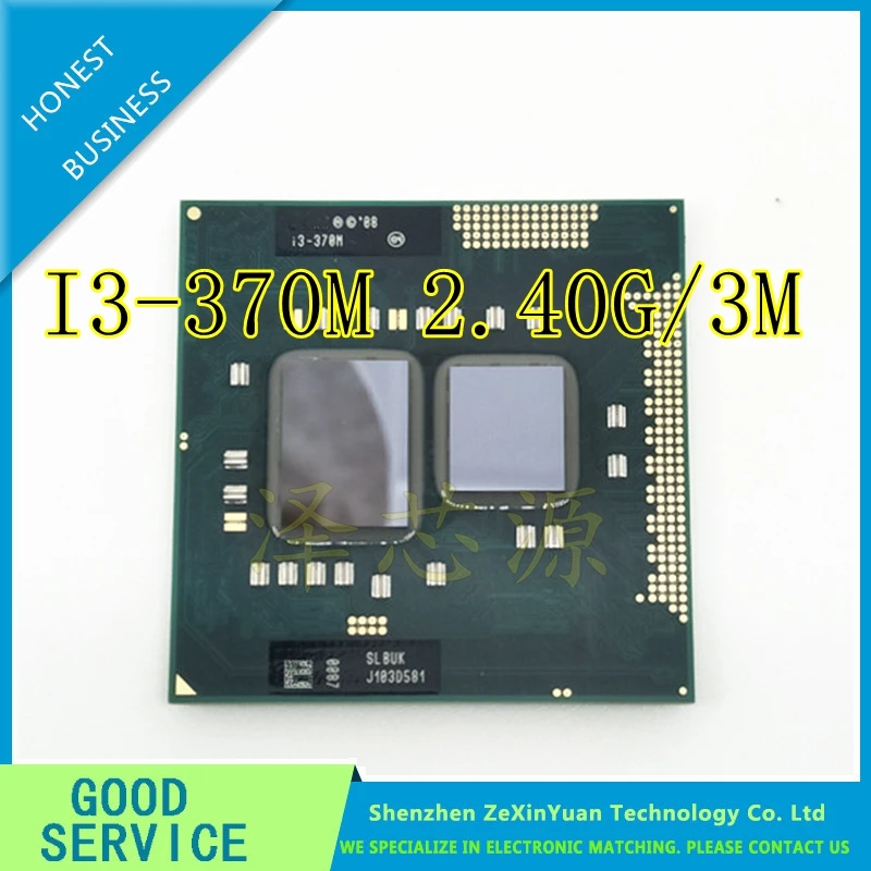 

Core i3 370M 2.40GHz Dual-Core Processor PGA988 Mobile CPU Laptop processor