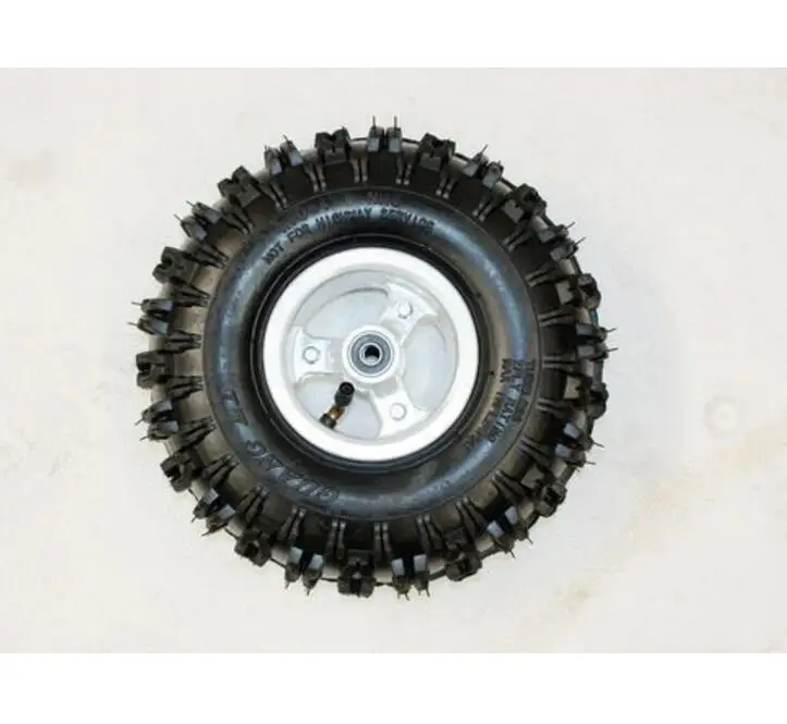 

2pcs 3.50 / 4.10 - 4" Inch Wheel Rim + Tyre Tire 49cc Mini Quad Dirt Bike ATV Buggy
