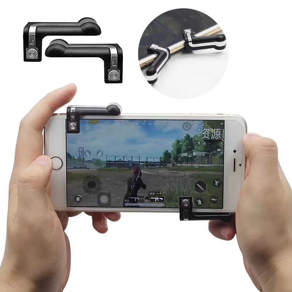 

Shooter Controller Phone Mobile Gaming Trigger Fire Button Handle for L1R1 May4