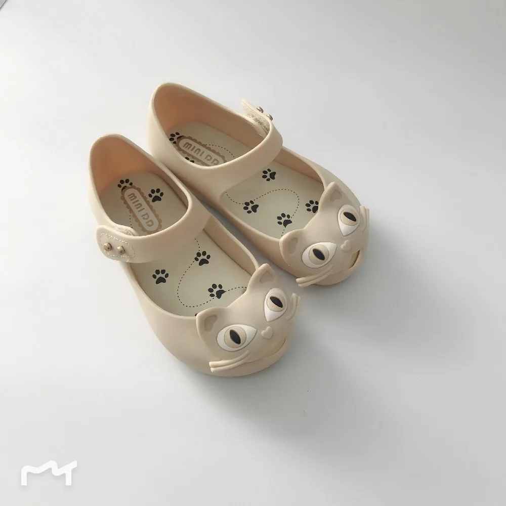 Mini Melissa/ прозрачные сандалии; вечерние туфли для танцев; сандалии с короной; сандалии принцессы с открытым носком для девочек; удобная обувь melissa