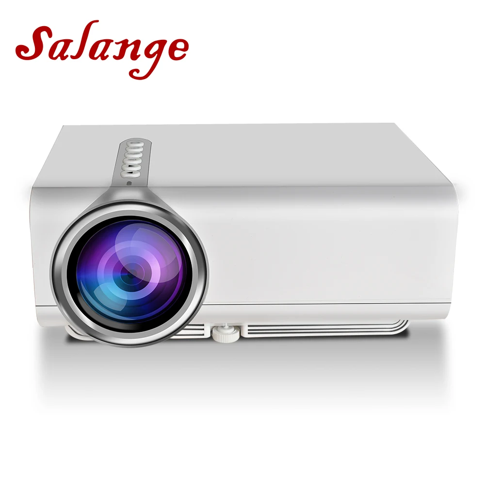 Salange YG520 مصغرة جهاز عرض (بروجكتور) ليد دعم 1920x1080 ، HDMI USB AV SD. المسرح المنزلي ، Snyc عرض مع الهاتف الفيلم متعاطي المخدرات Proyector