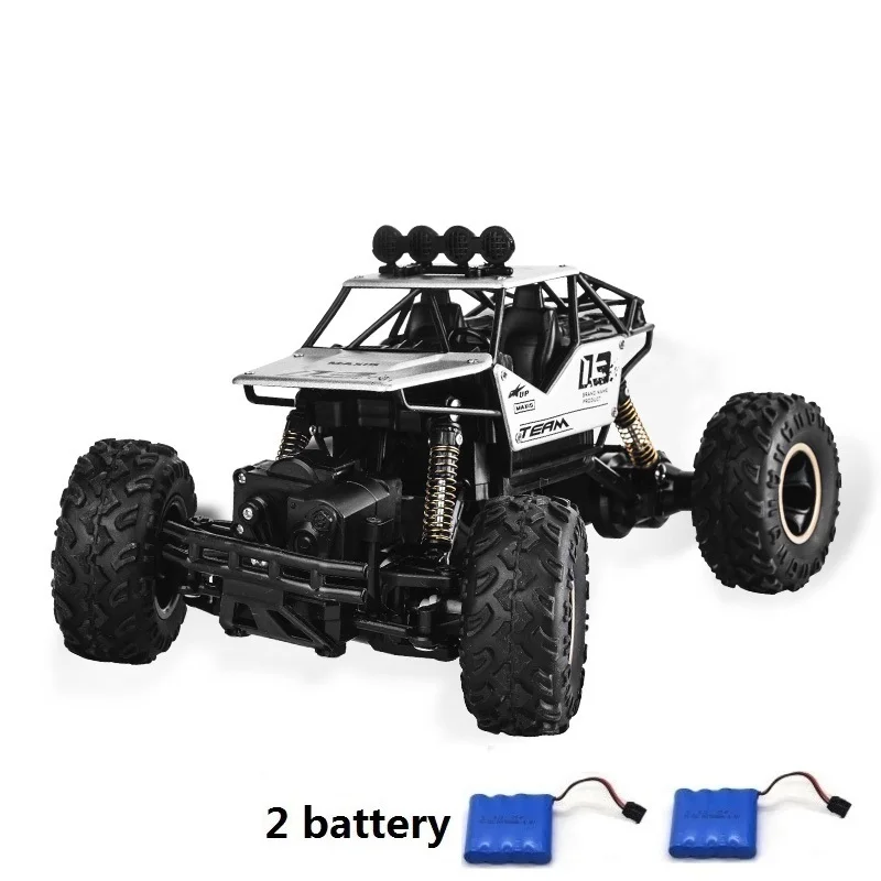 Радиоуправляемый автомобиль 1/12 4WD Rock Crawlers 4x4, вождение автомобиля, Двойные двигатели, привод Bigfoot, автомобиль с дистанционным управлением, модель автомобиля, внедорожник, игрушка в подарок - Цвет: 28cm 2 Battery White