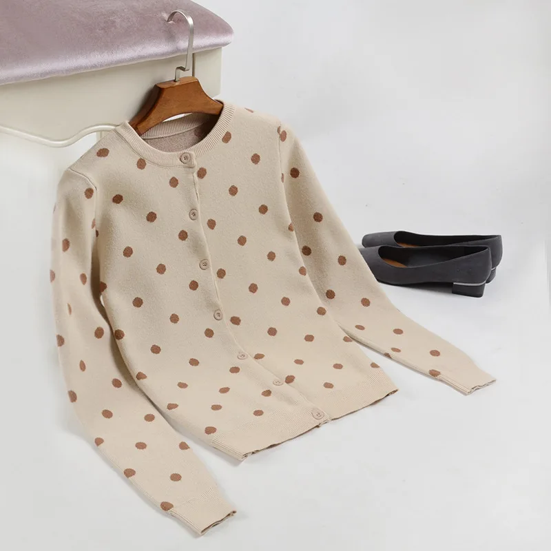 

Spring Autumn Women Cardigan Sweater Single Breasted Sweaters Fashion Outwear Female Cardigans