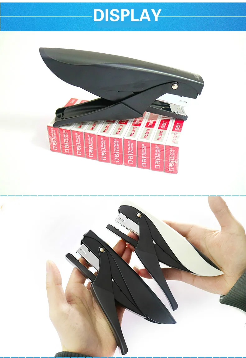 Deli Plier Staplers Labor-saving Stapler Multi-function Thickening Binding Machine Student Standard Stapler Office Stationery