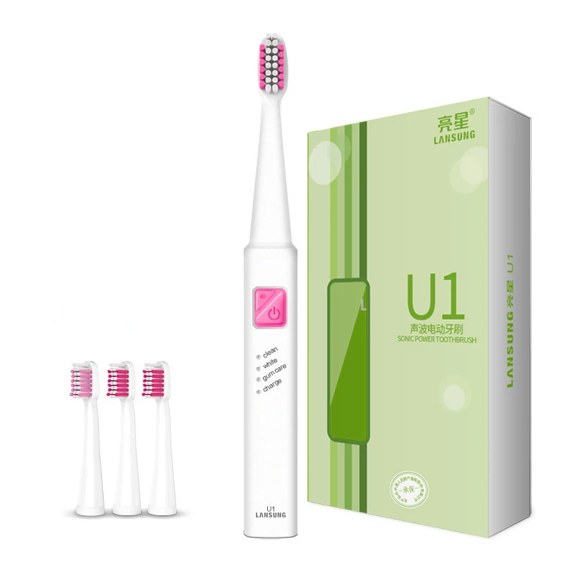 LANSUNG A39plus Upgrade U1 Electric Toothbrush DC 5V USB Rechargeable Battery Sonic Toothbrush Ultrasonic Electric Toothbrush LANSUNG A39plus Upgrade U1 Electric Toothbrush DC 5V USB Rechargeable Battery Sonic Toothbrush Ultrasonic Electric Toothbrush