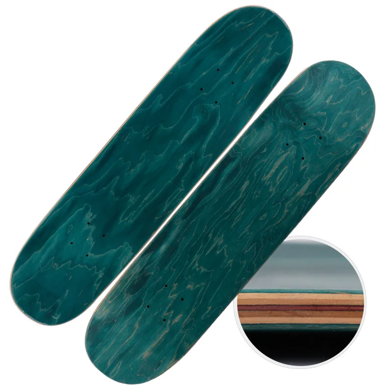 

Free Shipping Candian Maple Skateboard Deck Dye Double Rocker Deck 8inch Skateboard