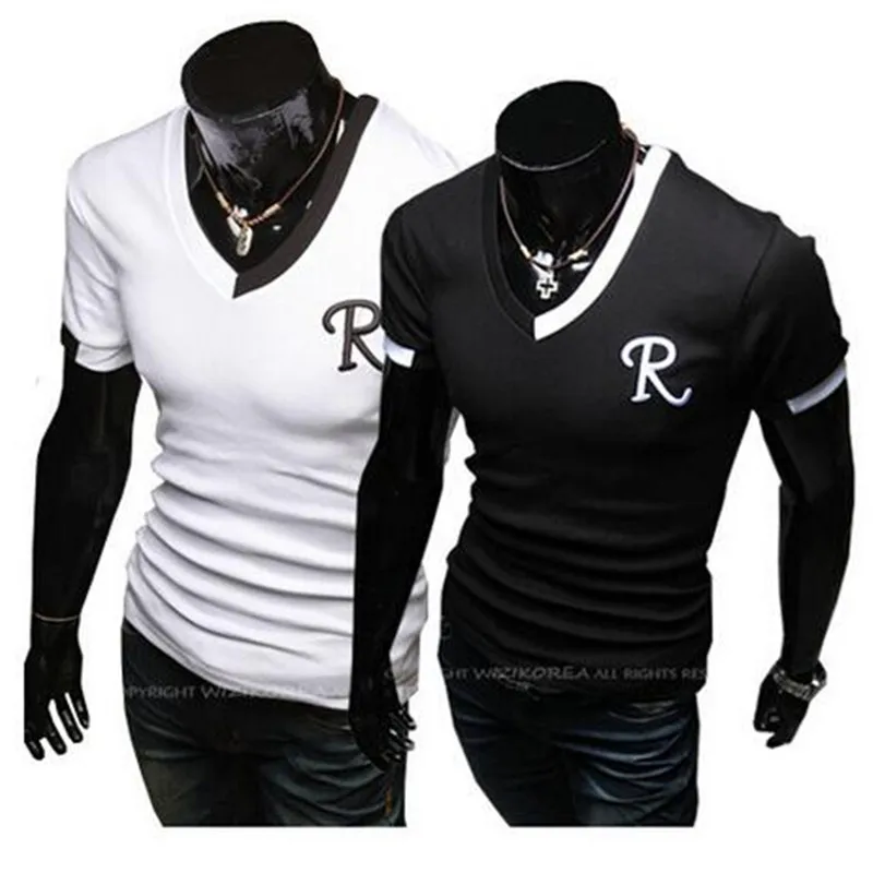 Хлопчатая футболка мужская|men tops|t-shirt mencotton t shirt |