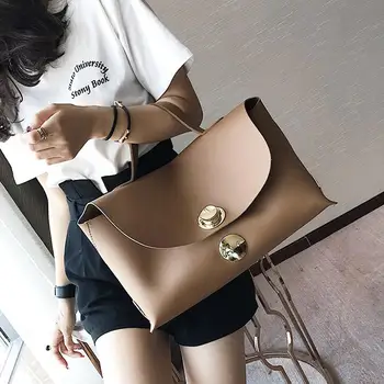 

Western style Fashion new Women Handbags 2020 High Quality PU leather Women Tote bags Locks Big Bags Commute Simple Boston bag