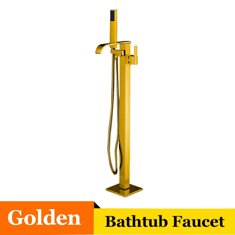 gold bathtub faucet