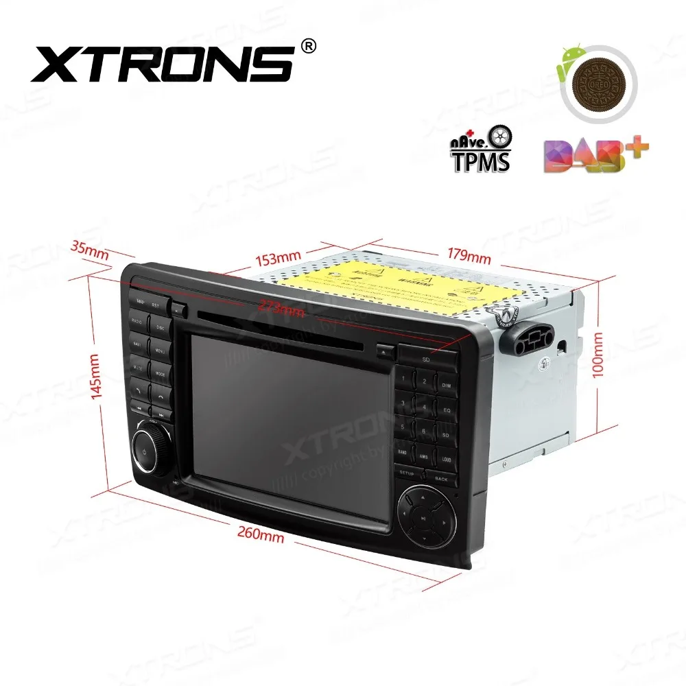 Discount 7" Android 8.1 RCA Car Multimedia DVD Navigation GPS Radio for Mercedes-Benz ML-Class W164 2005-2011 & GL-Class X164 2006-2012 3