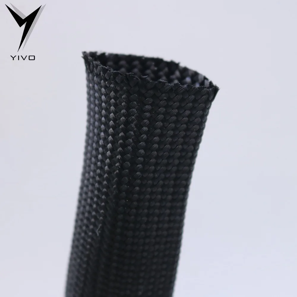 10 meters 5mm 8mm 15mm 20mm 25m black cotton speaker special shock absorber braided sleeve cable sl