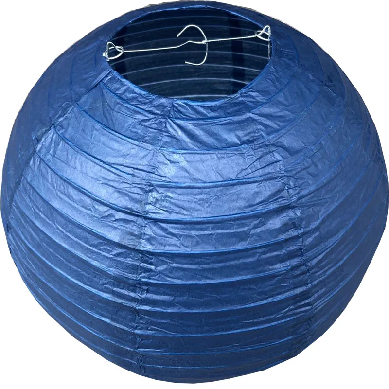 10 шт./лот 12 дюймов темно синий Китайский бумажный фонарь wabenball lanterne papier lampion