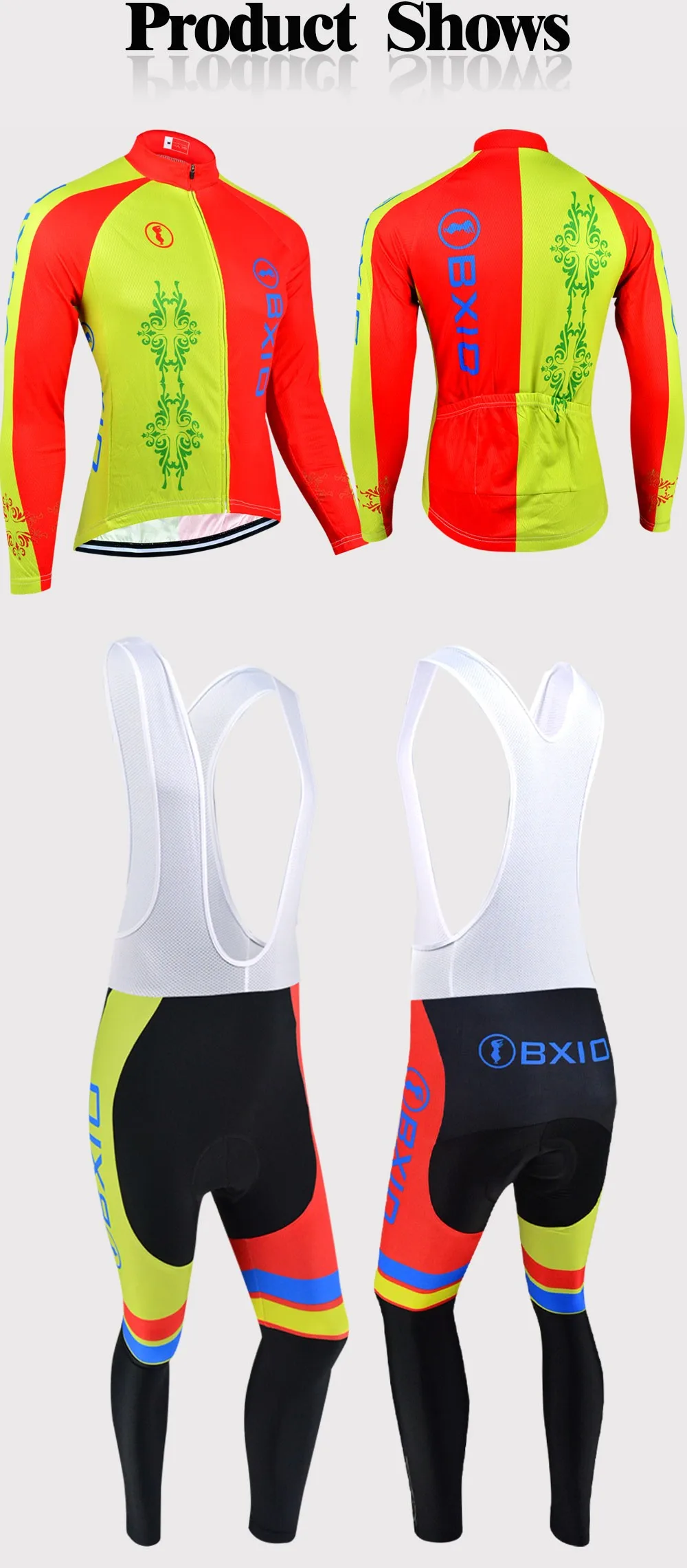 BXIO зима Ropa термальный флис Ciclismo с длинным рукавом Велоспорт Джерси Езда на велосипеде одежда велосипедные наборы комплект одежды BX-0109YR117