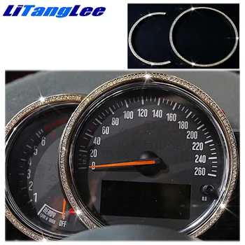 

Litanglee For BMW Mini Cooper F56 Clubman F54 2014~2016 Tachometer silver gold frame circle decoration