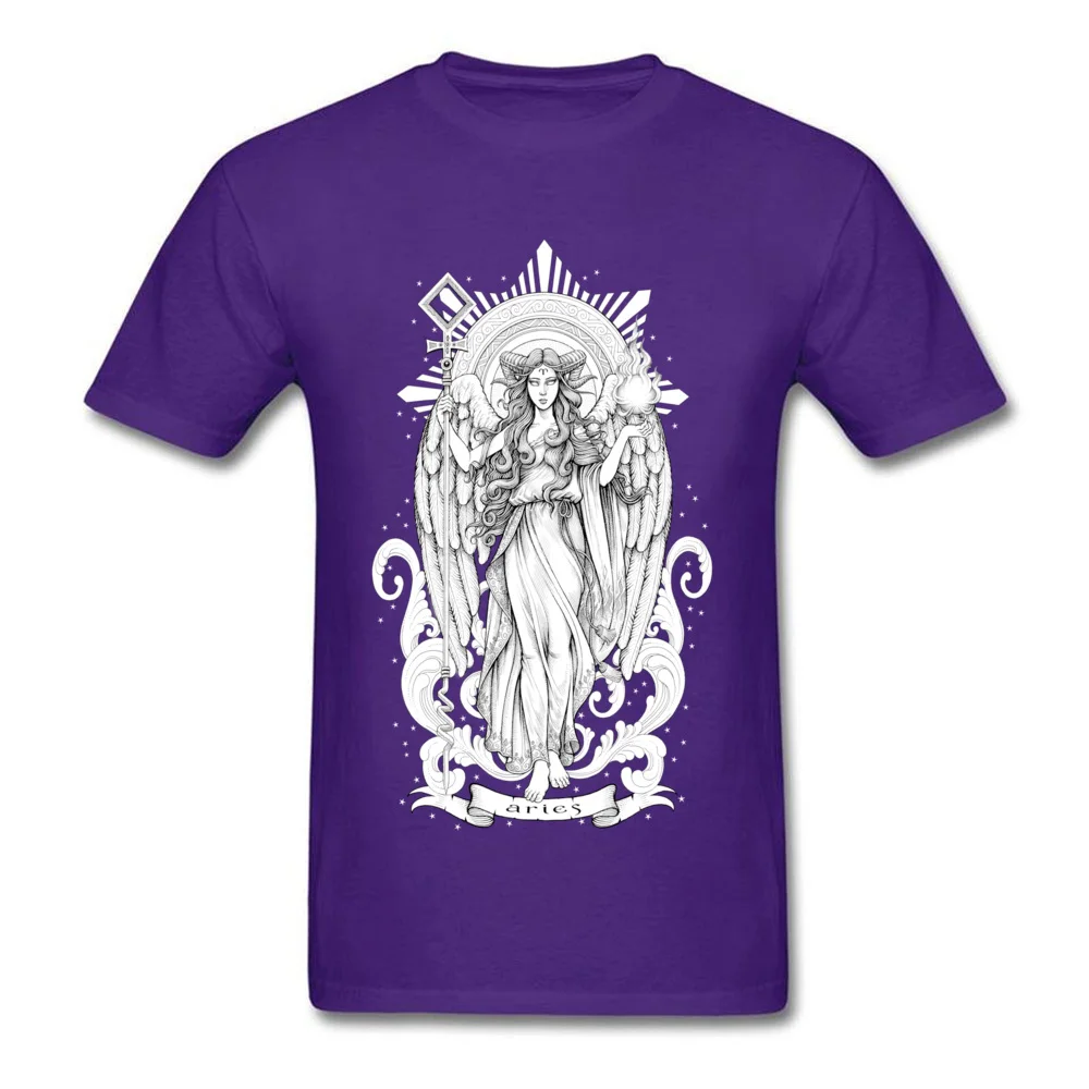 Printed aries zodiac sign Boy T-Shirt New Design Summer Short Sleeve O Neck 100% Cotton Tops Shirts Fashionable Sweatshirts aries zodiac sign purple