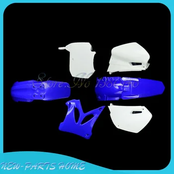 

Blue + White Plastic Fender Kit For Dirt Bike Yamaha YZ85 2002-2014