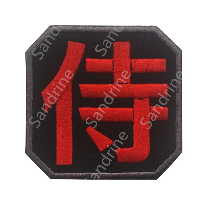 Chinese Words Military Army Tactical Morale Embroidery Patches For Clothes Clothing Emblem Badges Hook backing to Hats and Gear | Дом и сад