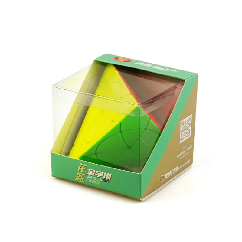 YongJun neo Цветочная Пирамида скорость магический куб головоломка странная форма Cubo Magico Профессиональный Многоцветный детский подарок для игрушек