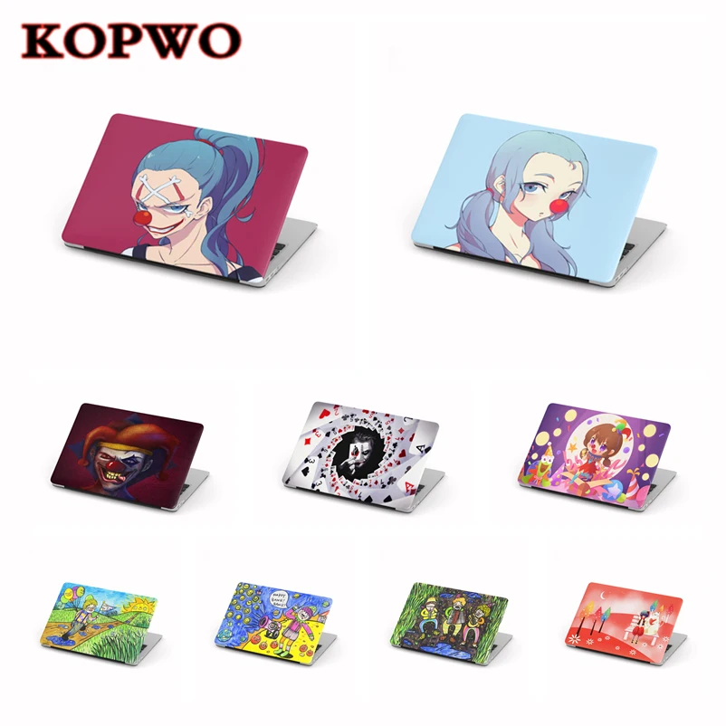 KOPWO клоун защитный футляр для ноутбука Lover notebook Обложка нового Macbook Air Pro 11 12 13 15